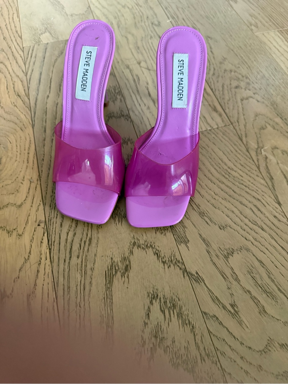 Steve Madden Fuchsia Slide Sandals